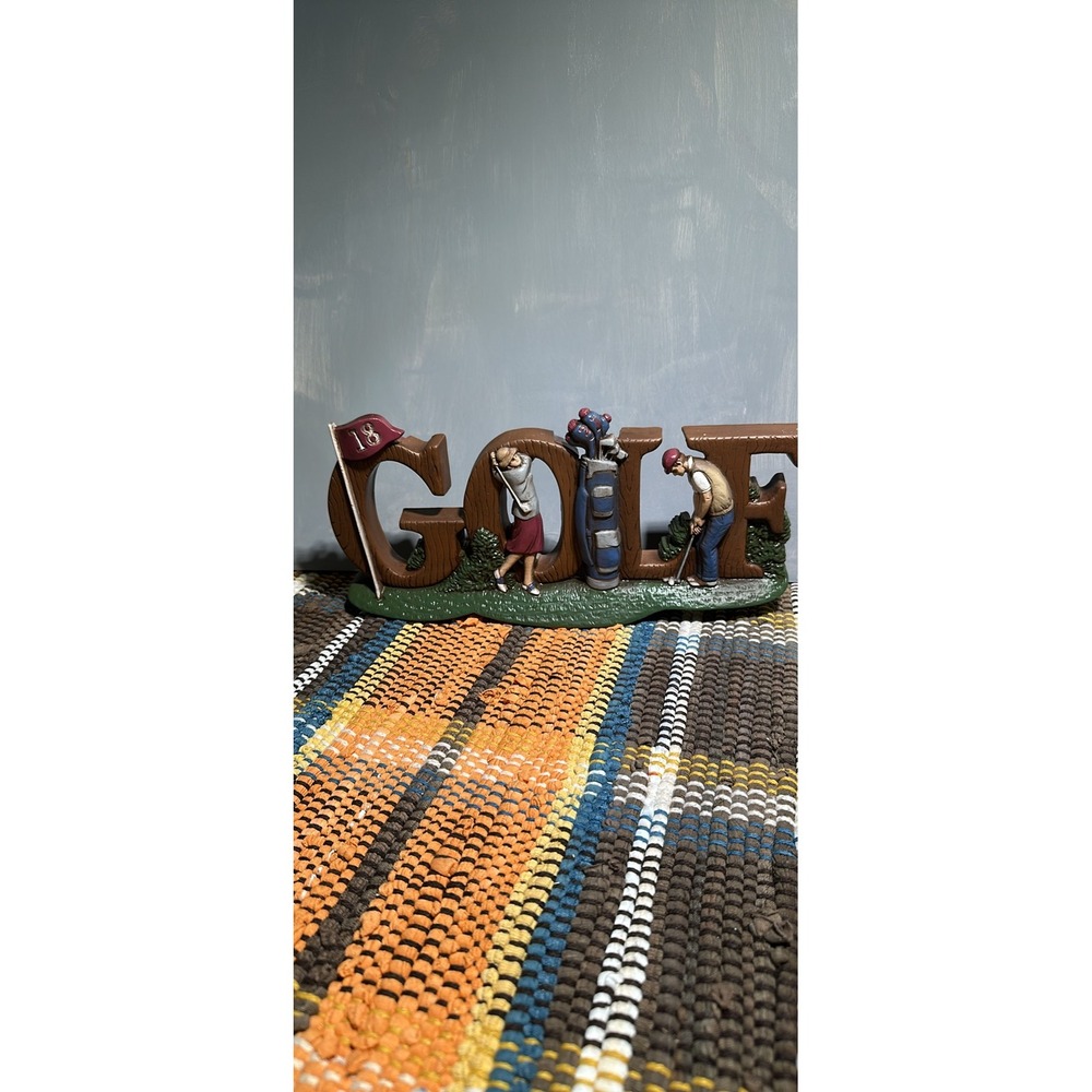 Golf HomeCo sign. "Made Exclusively for Home Interiors" USA